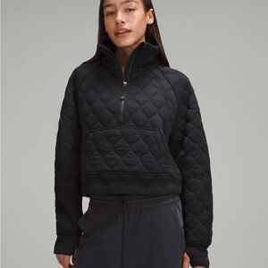 lululemon athletica Black Quilted Scuba